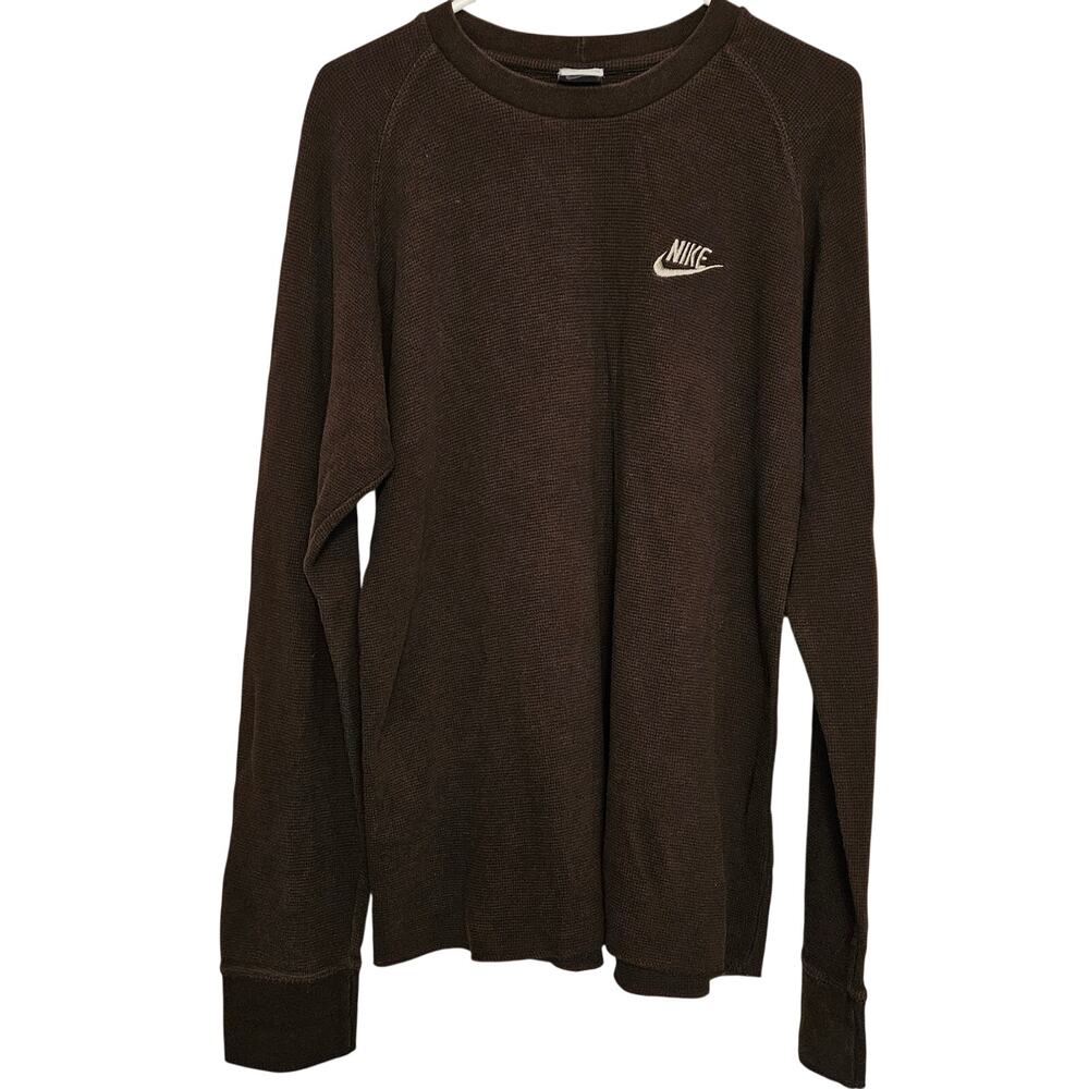 Nike Mens Thermal scoop neck long sleeve